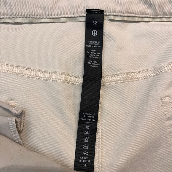 NWT Lululemon Mens ABC Classic Fit Pants 5-Pocket Warpstreme Size 32x32 - Picture 4 of 5